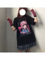 Japanese cartoon soft girl short sleeve Tshirt (3)