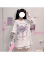 Japanese soft girl cartoon short-sleeved T-shirt