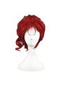 JoJo's Bizarre Adventure Kakyouin Noriaki Short Red Curly Cosplay Wigs