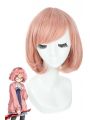 Anime Kyoukai no Kanata Kuriyama Mirai Cosplay Wig Pink Short Bob