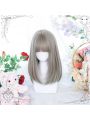 L-email Straight Mixed Green Lolita Wig