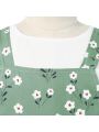 green floral little house on the prairie dress