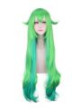 LOL Lulu 80cm Long Curly Mixed Color Cosplay Wig