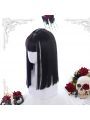 Lolita 40cm Straight Mixed Black Trendy Lolita Wigs