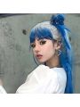 Lolita Hairs Gradient White Blue Cool Girls Cosplay Wigs