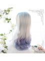 Lolita Long Curly Mixed Color 65cm Cosplay Wigs