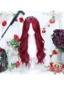 Lolita Long Wine Red JK Cosplay Wig