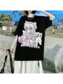 Manga Girl T-shirt Cute Girlfriends Clothing