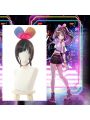 Virtual Youtuber AI Channel Kizuna AI Mixed Color Ponytail Cosplay Wigs