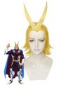 My Hero Academia Anime All Might Short Blonde Men Cosplay Wigs