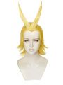 My Hero Academia Anime All Might Short Blonde Men Cosplay Wigs