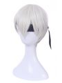 NieR:Automata Yorha No. 9 Type S Short Straight beige Synthetic Hair Cosplay Wigs