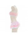 Pink Cat Sexy Lingerie Uniform Cosplay Costume