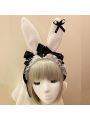 Women Girl Hair Accessories Knot Bee Headband Rabbit Knot Hairband