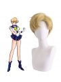 Sailor Moon Haruka Ten'ou Sailor Uranus Short Blonde Cosplay Wig