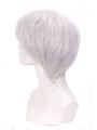 Tokyo Ghoul Kaneki Ken Short Straight White Synthetic Cosplay Wigs