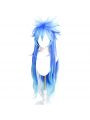 Twisted-Wonderland Mermaid Idia Long Blue Cosplay Wigs