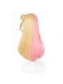 Vtuber Kotoka Torahime Blonde Mixed Pink Cosplay Wig