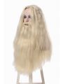 Albus Dumbledore White Curly Coaplay Wig